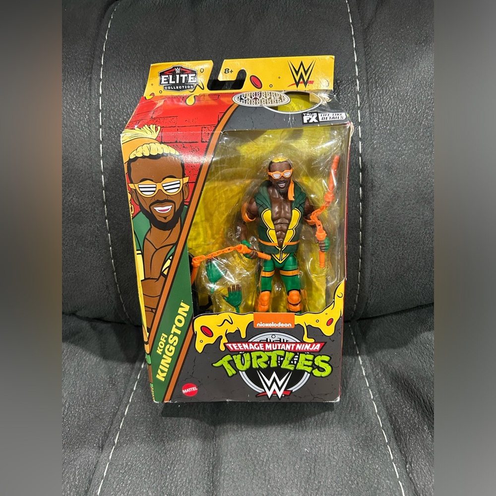 Kofi Kingston as Michelangelo - WWE/TMNT crossover elite! Target exclusive!!